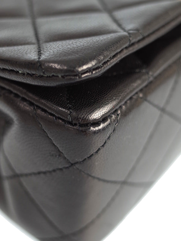Chanel Mini Matelasse Chain Shoulder Bag Black