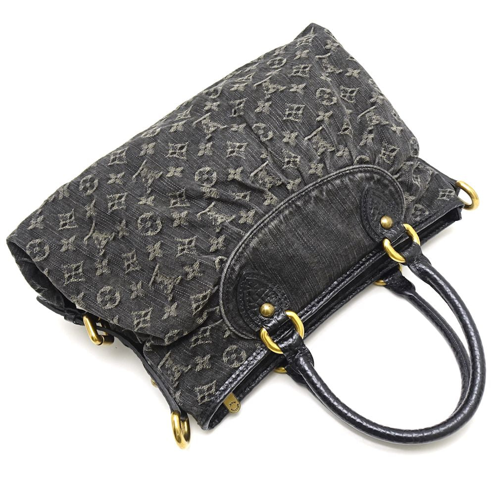Louis Vuitton Monogram Denim Neo Cabby GM Noir Bag