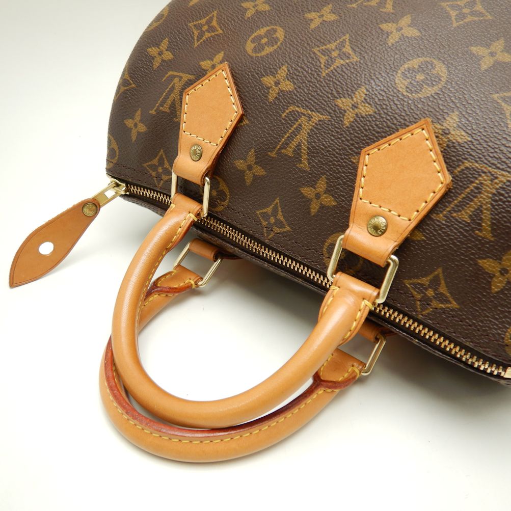 Louis Vuitton Monogram Speedy 25 Brown Mini Boston Bag