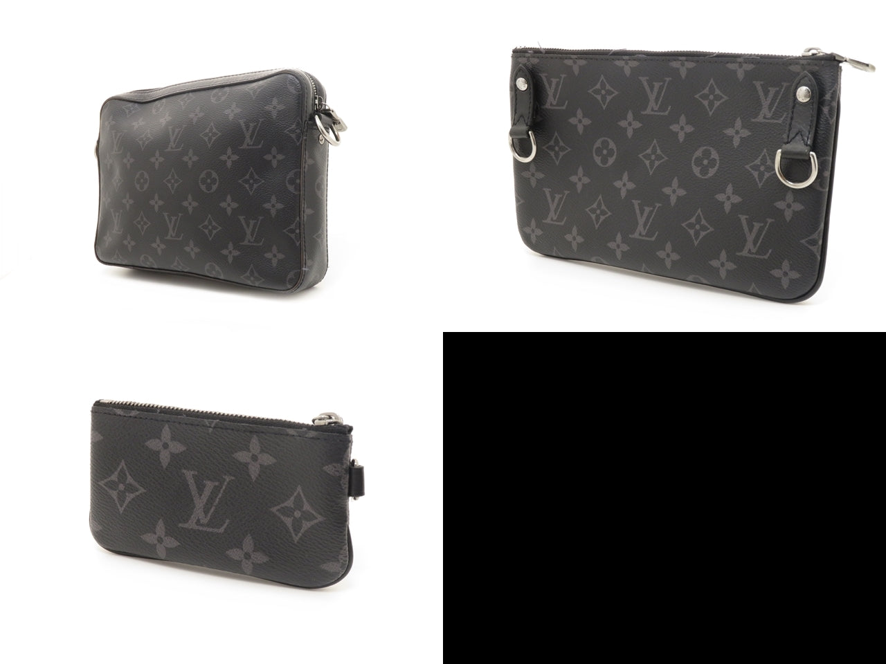 Louis Vuitton Bag Trio Messenger Monogram Eclipse