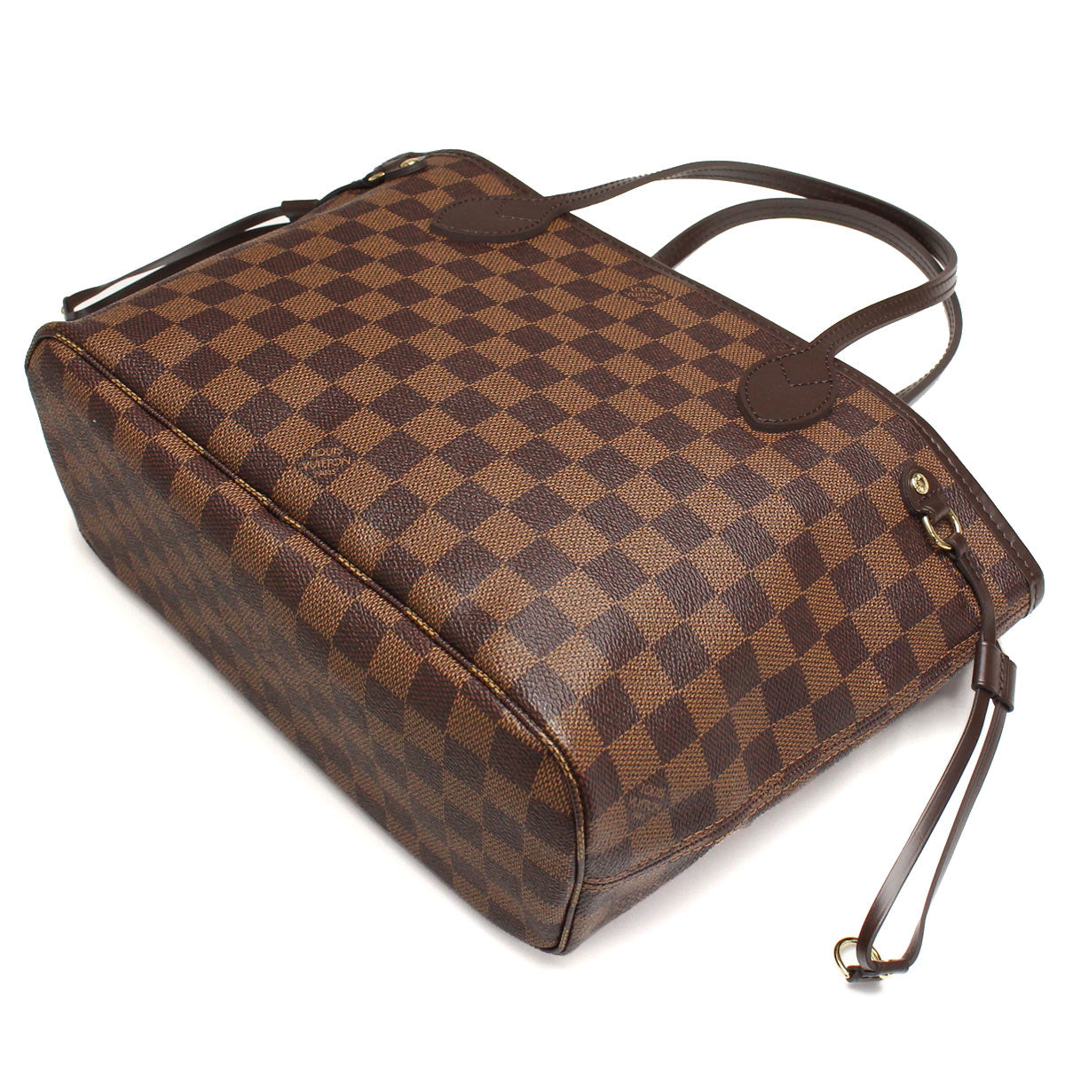 Louis Vuitton Damier Neverfull Tote Bag Brown