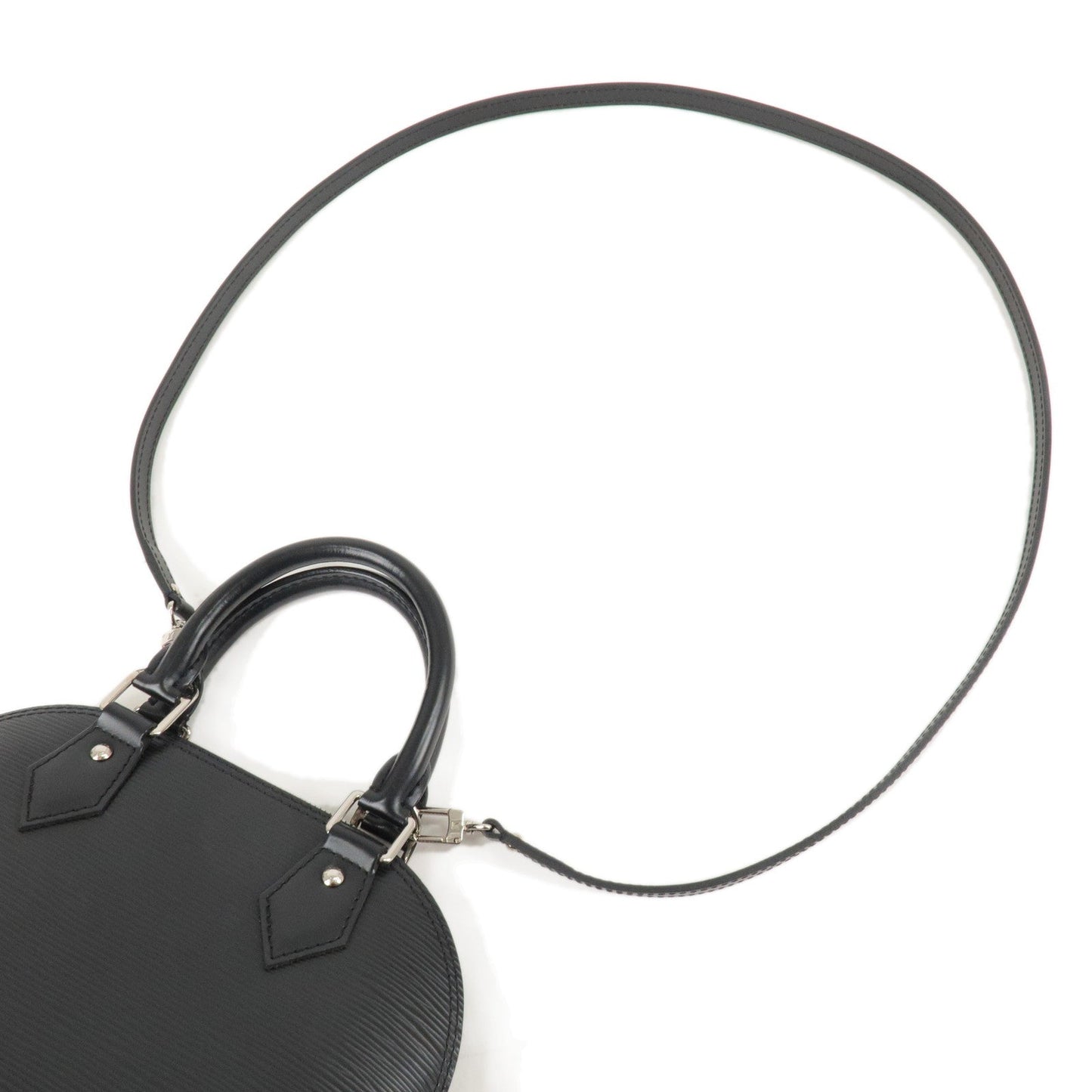 Louis Vuitton Epi Alma BB 2way Bag Handbag Shoulder Bag Noir Black