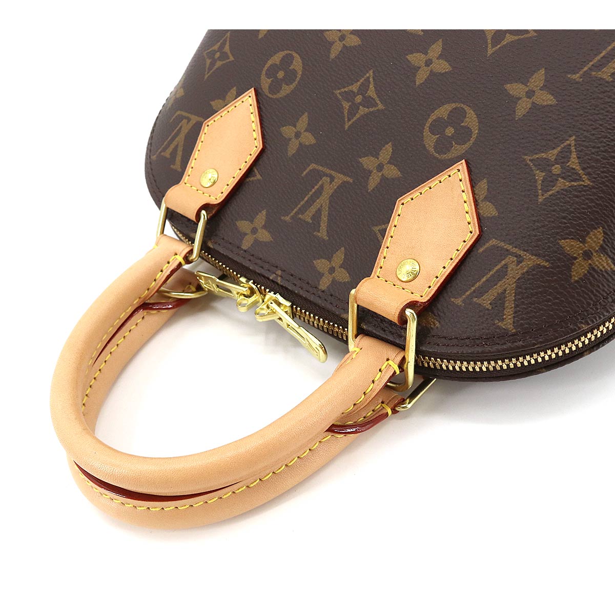Louis Vuitton Monogram Alma BB 2 Way Hand Shoulder Bag Brown