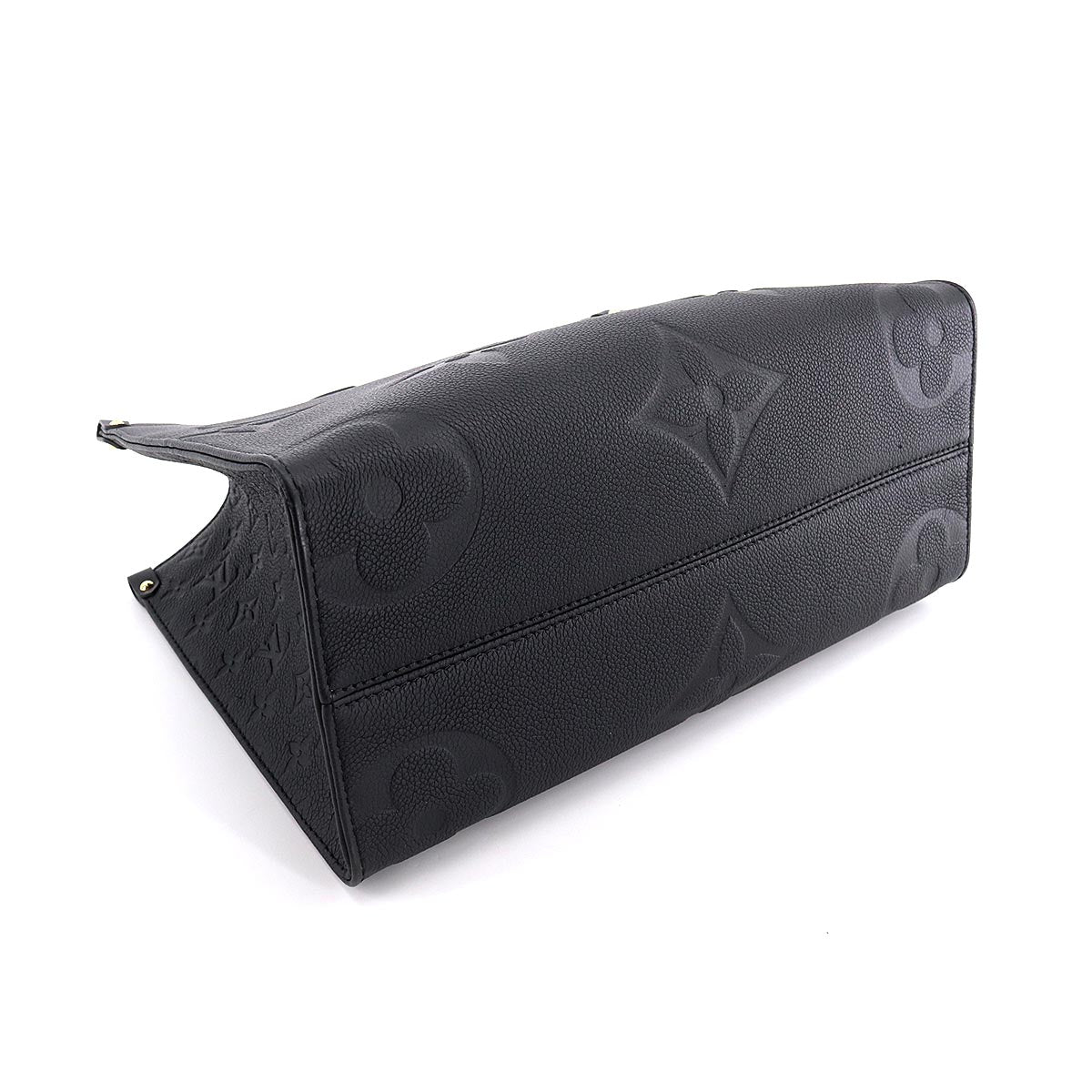 Louis Vuitton Monogram Emplant Onthego MM 2 Way Tote Shoulder Bag Noir