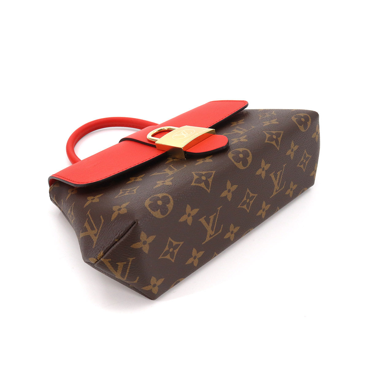Louis Vuitton Monogram Locky BB Shoulder Bag Red