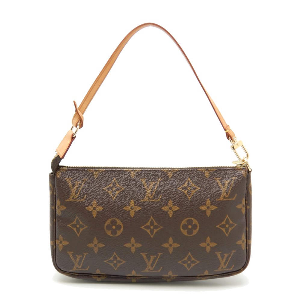 Louis Vuitton Monogram Pochette Accessoire Brown Accessory Pouch