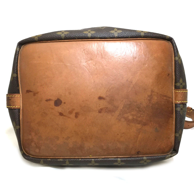 Louis Vuitton Monogram Petite Noe Drawstring Shoulder Bag Brown