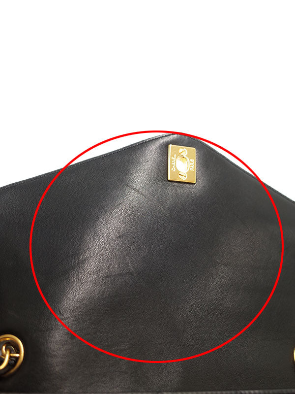 Chanel Matelasse Chain Shoulder Bag Black