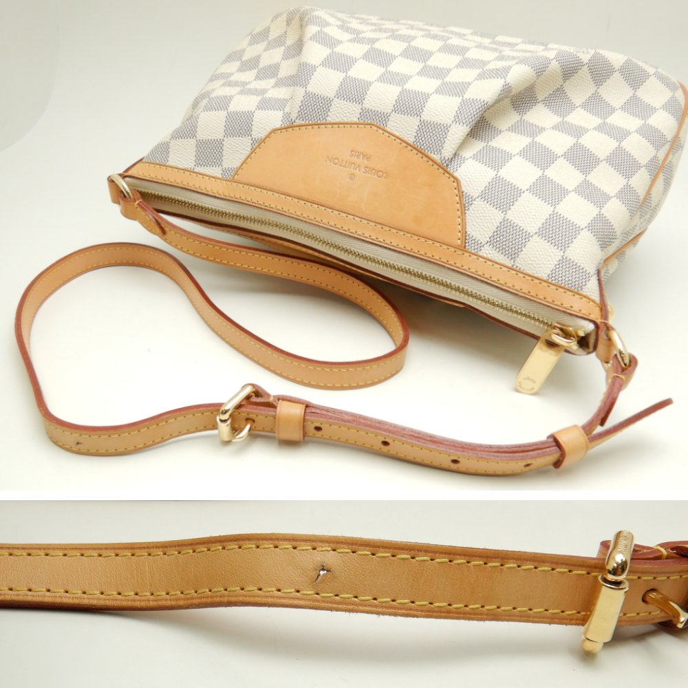 Louis Vuitton Damier Azur Siracusa PM Diagonal Shoulder