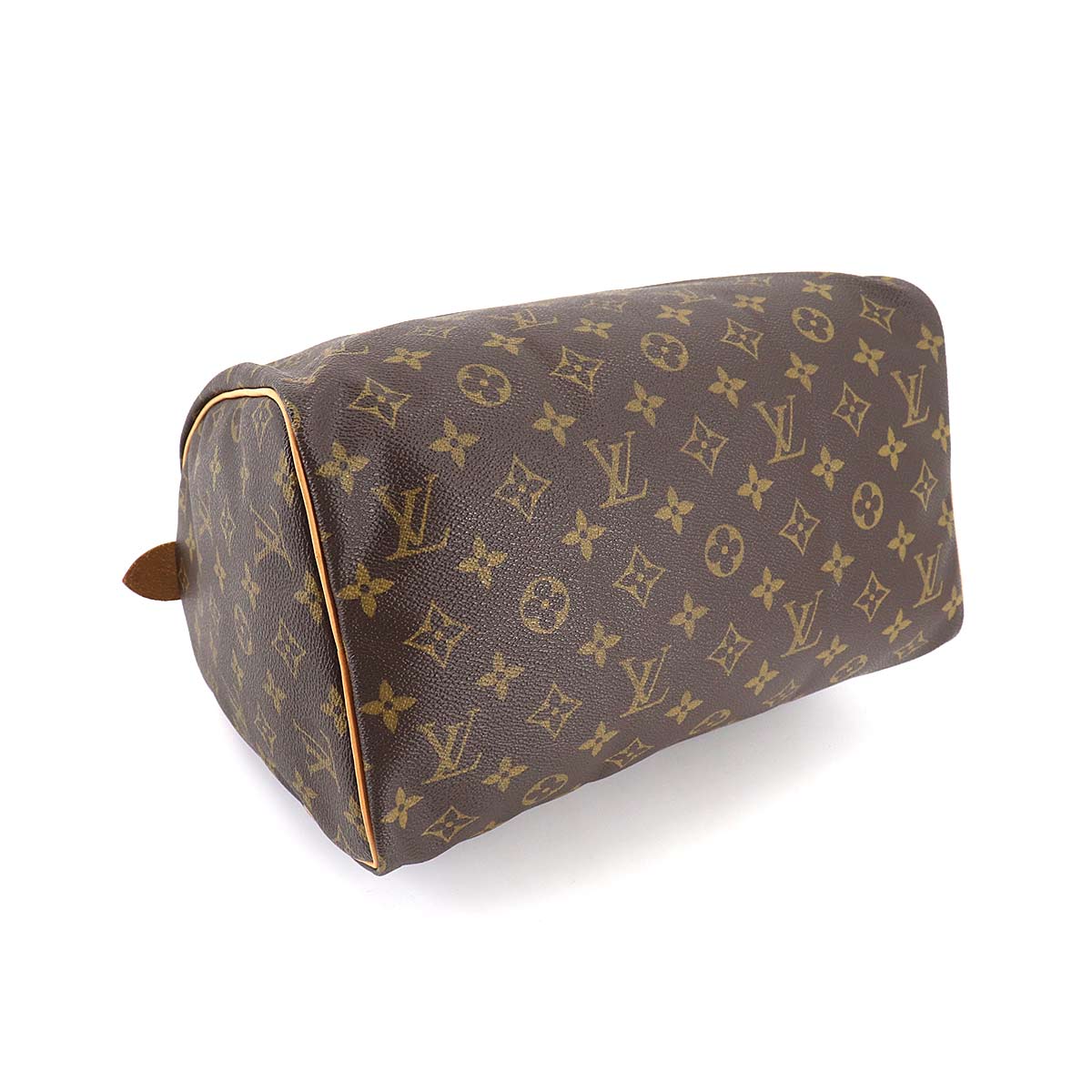 Louis Vuitton Monogram Speedy 30 hand bag brown gold hardware Speedy 30