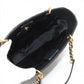 Chanel Matelasse Coco Mark Double Chain Caviar Skin Black