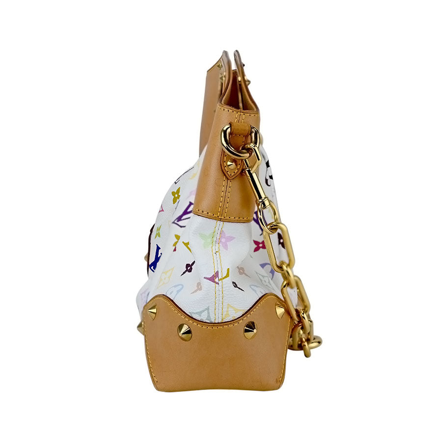 Louis Vuitton Judy MM Monogram Multicolor Bron 2way Handbag