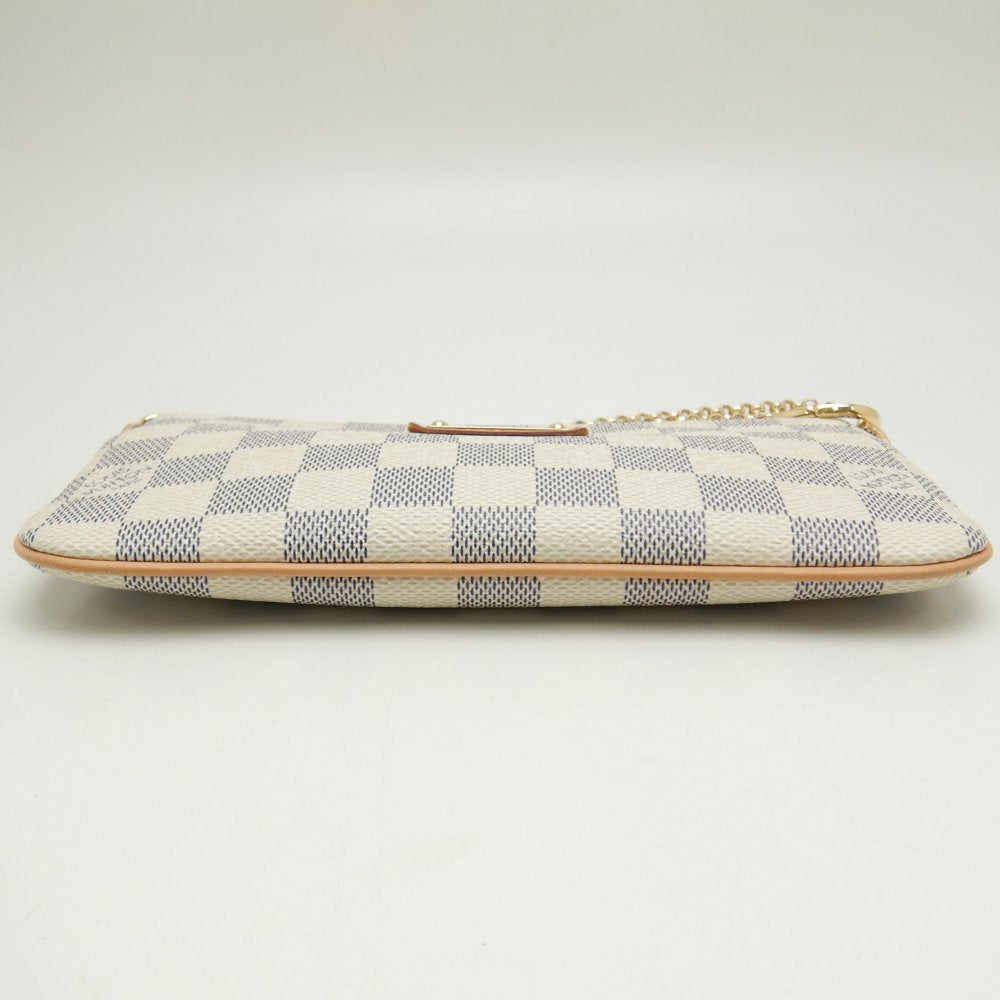 Louis Vuitton Damier Azur Pochette Mila MM Accessory Pouch