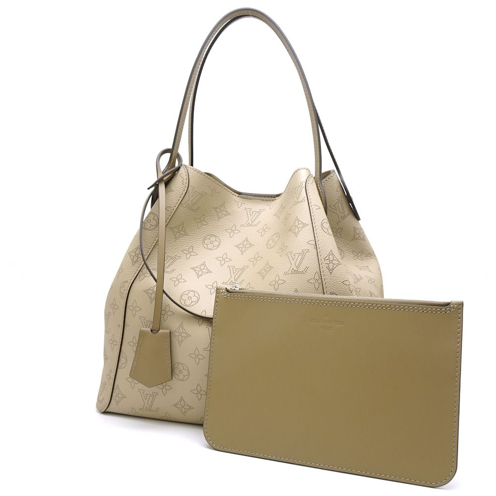 Louis Vuitton Mahina Hina MM Galle Beige Handbag