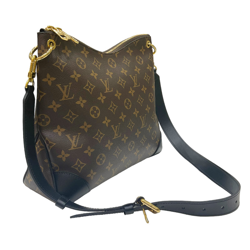 Louis Vuitton Odeon NM MM Brown Black Shoulder Bag