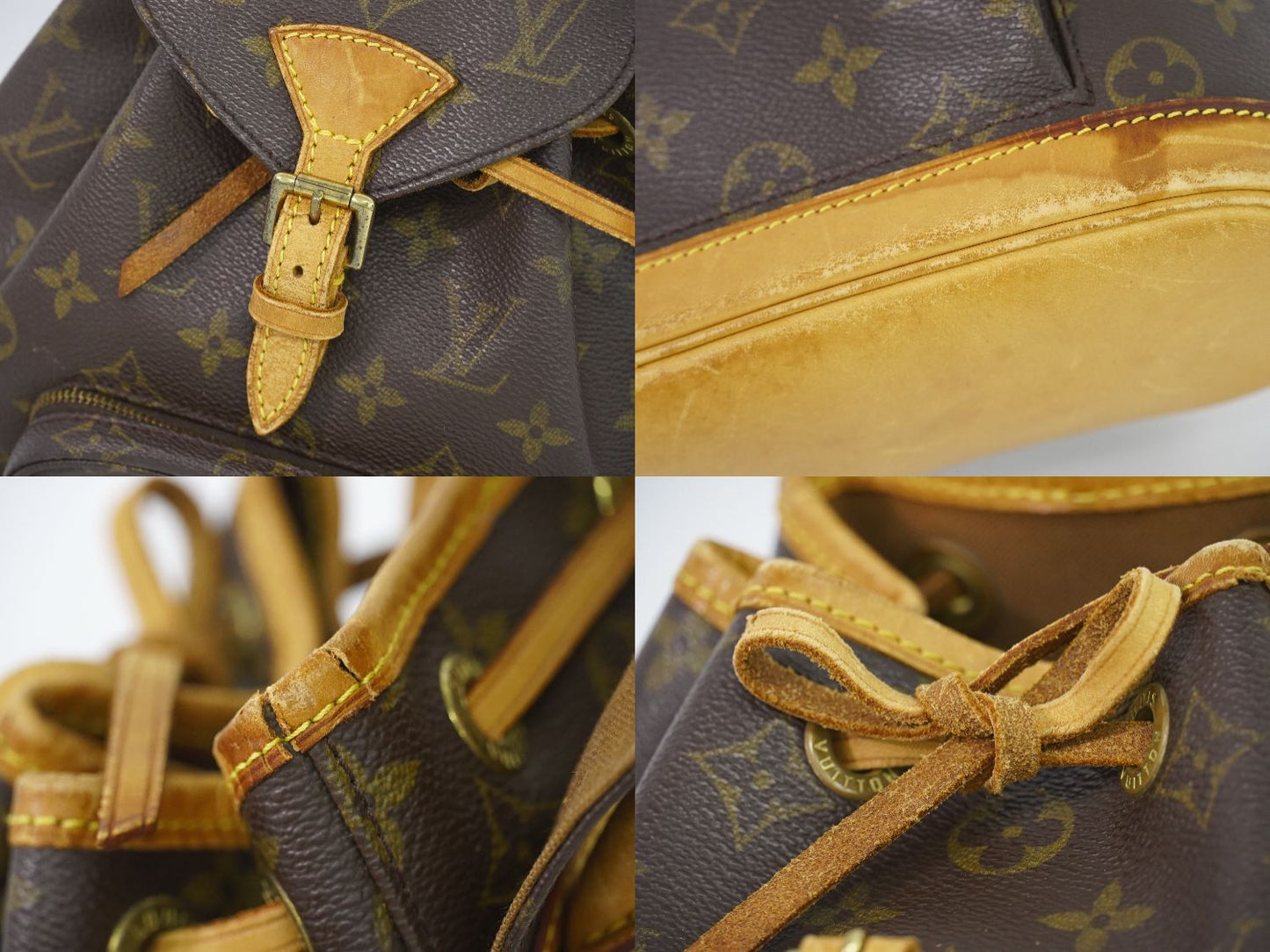 Louis Vuitton LV Mini Montsouris Monogram Rucksack Backpack Brown