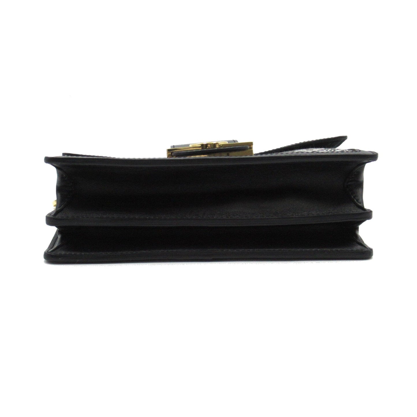 Louis Vuitton Dauphine MM Shoulder Bag Leather Monogram Black