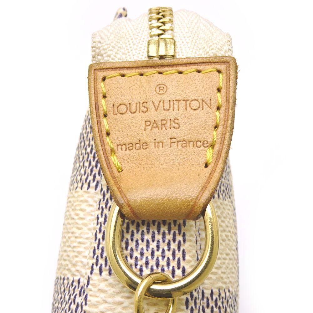 Louis Vuitton Damier Azur Mini Pochette Accessoire Accessory Pouch