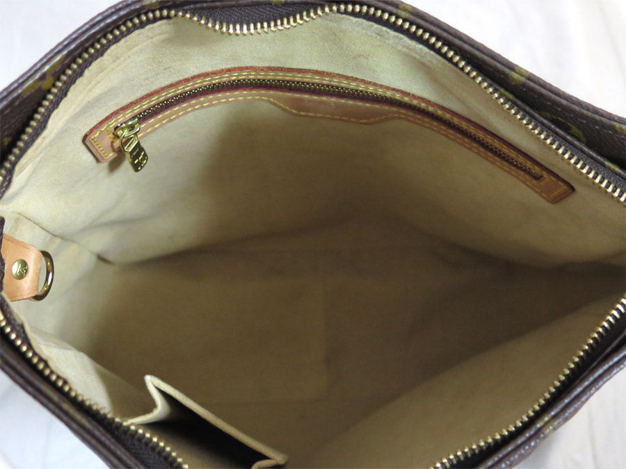 Louis Vuitton Monogram Looping MM Shoulder Bag One Shoulder Brown x Gold Hardware