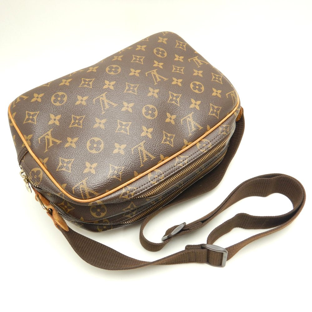 Louis Vuitton Monogram Reporter PM Brown Diagonal Shoulder