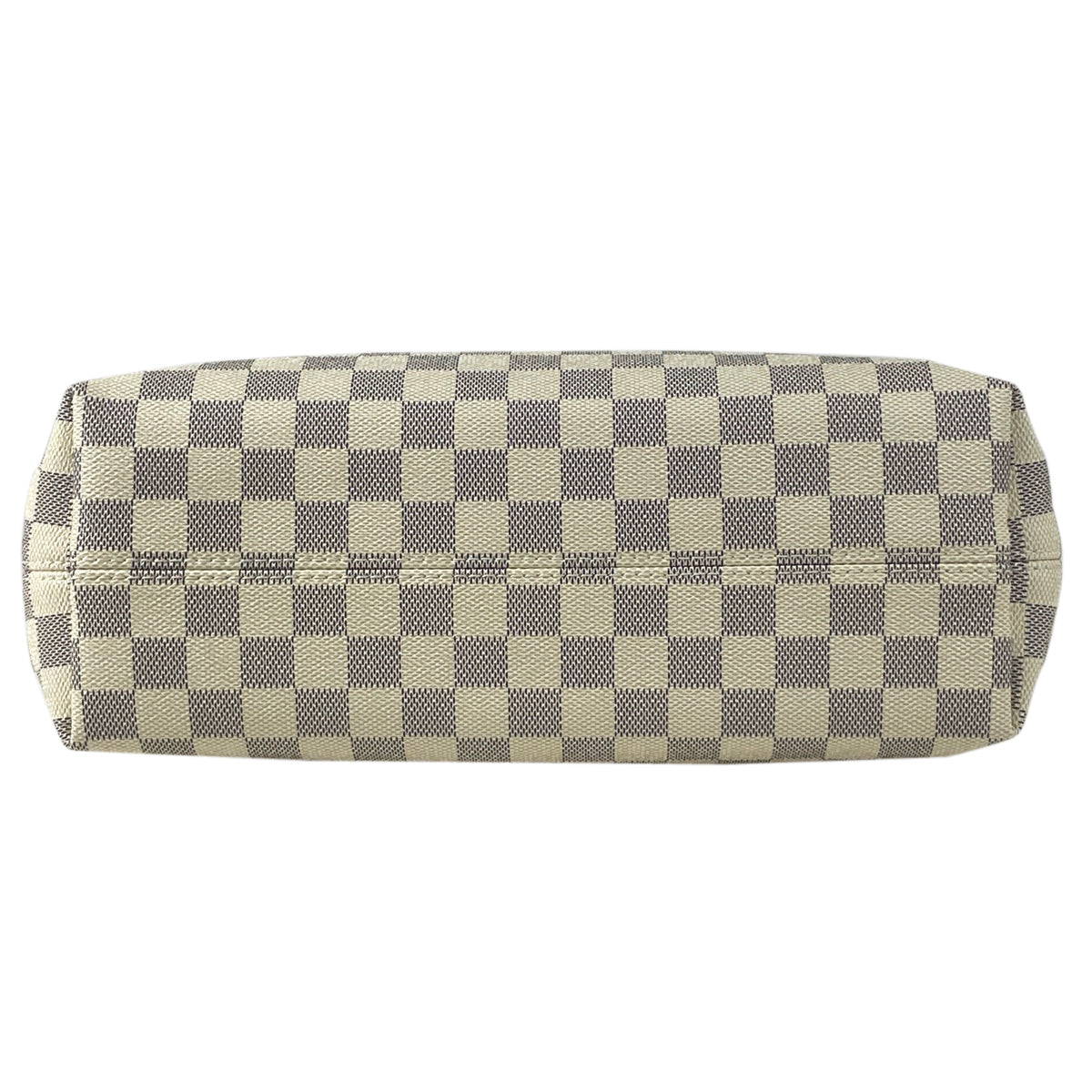 Louis Vuitton Graceful PM Shoulder Bag Damier Azur White