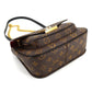 Louis Vuitton Monogram Passy Chain Shoulder Bag Brown Black