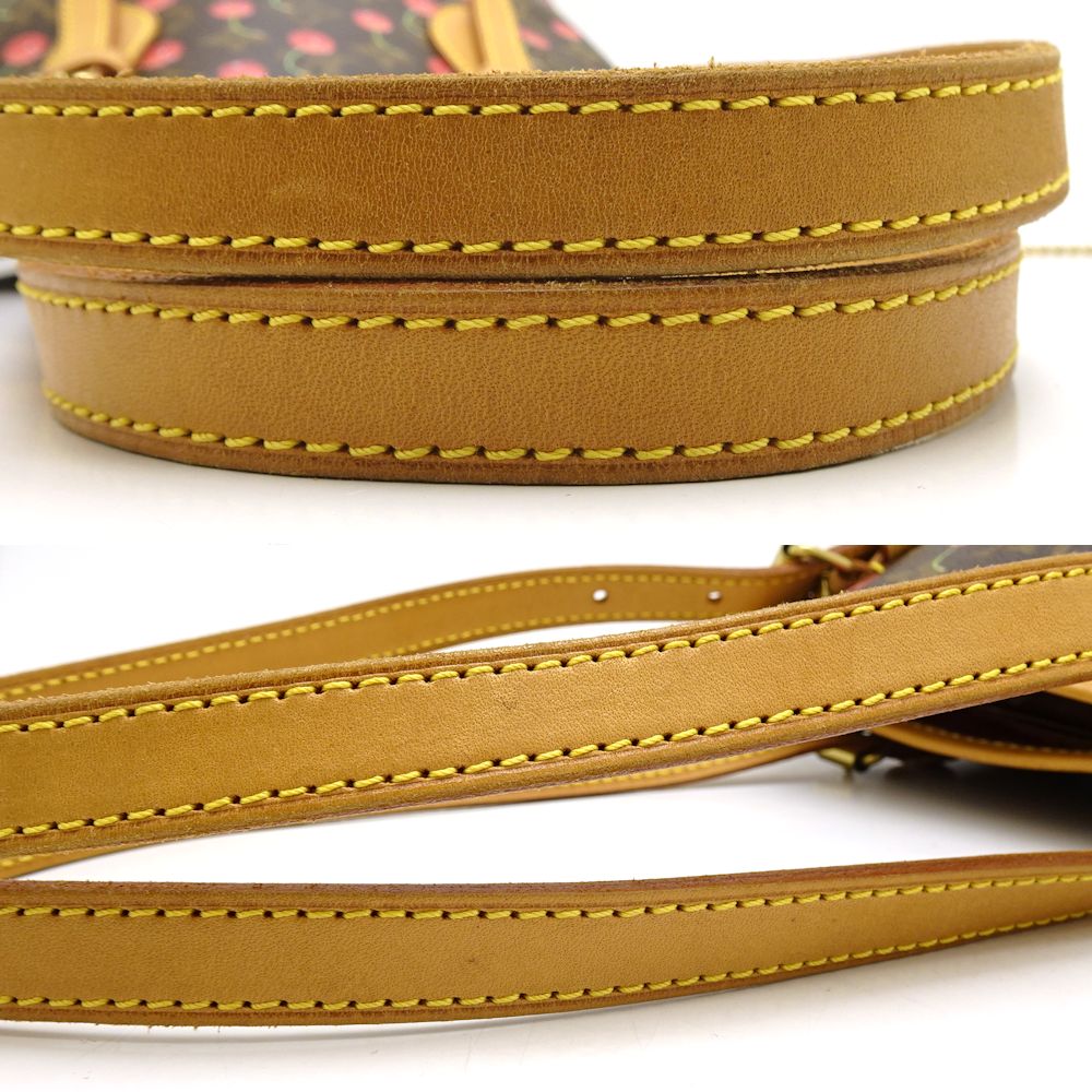 Louis Vuitton Monogram Cherry Bucket PM Brown Takashi Murakami