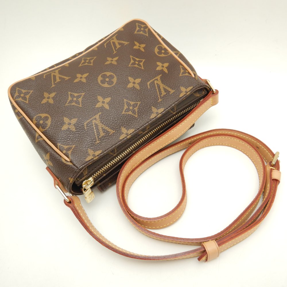 Louis Vuitton Monogram Viva Cite PM Shoulder Bag Brown