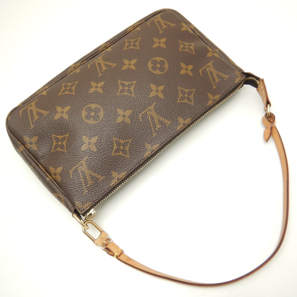 Louis Vuitton Monogram Pochette Accessoire Brown
