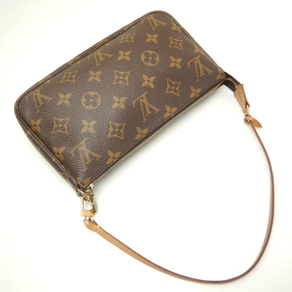 Louis Vuitton Monogram Pochette Accessoire Brown