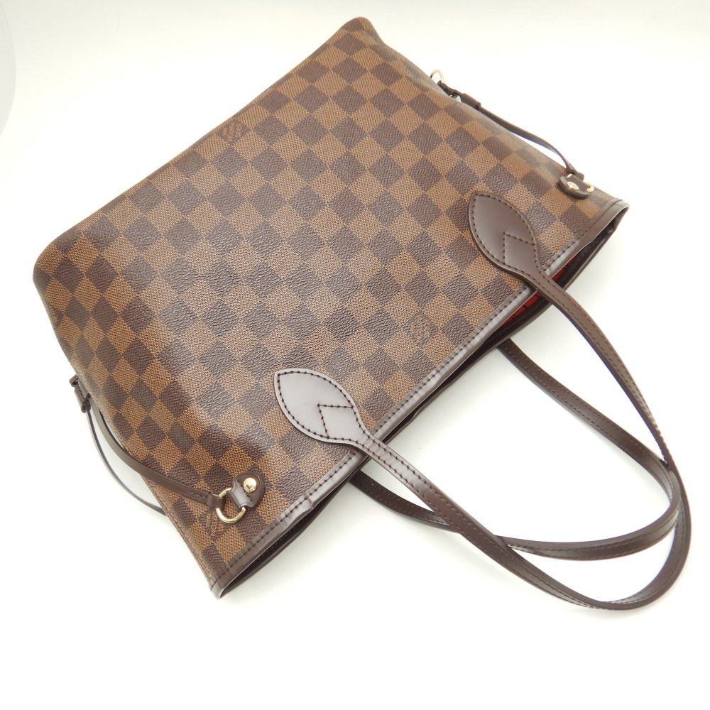 Louis Vuitton Damier Neverfull PM Ebene Tote Bag Brown