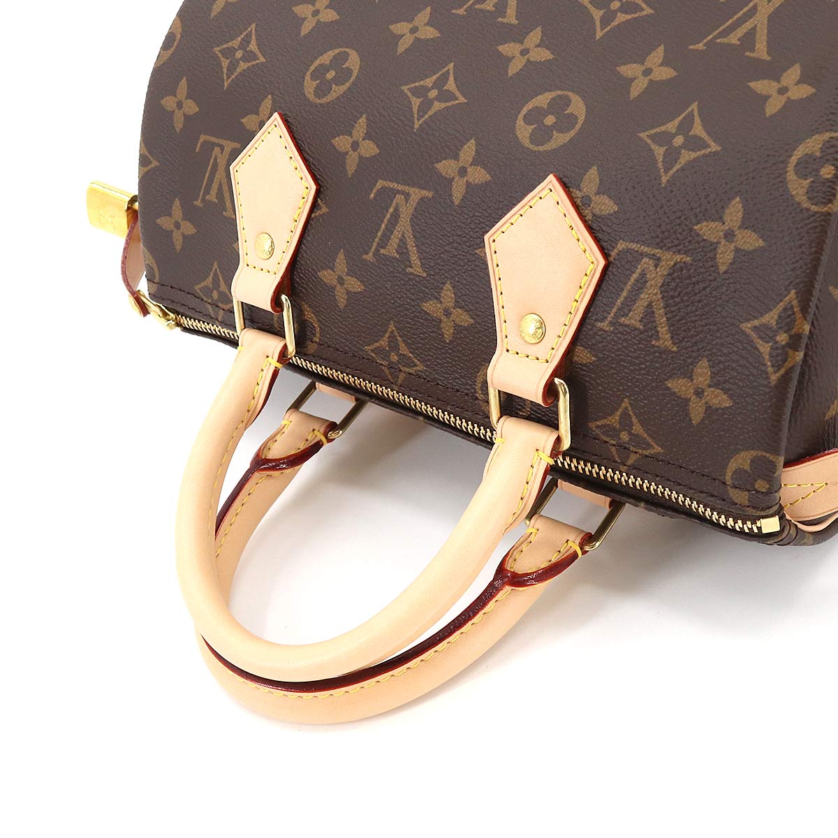 Louis Vuitton Monogram Speedy 25 Hand Bag Brown