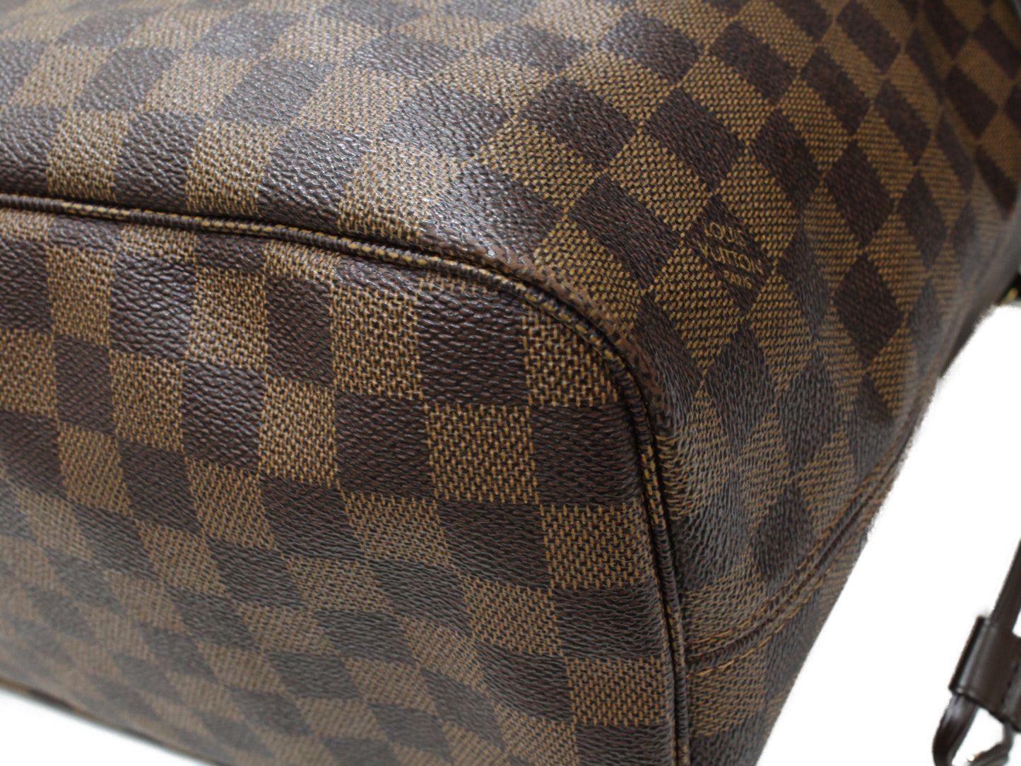 Louis Vuitton Neverfull MM Tote Bag Damier Ebene Brown