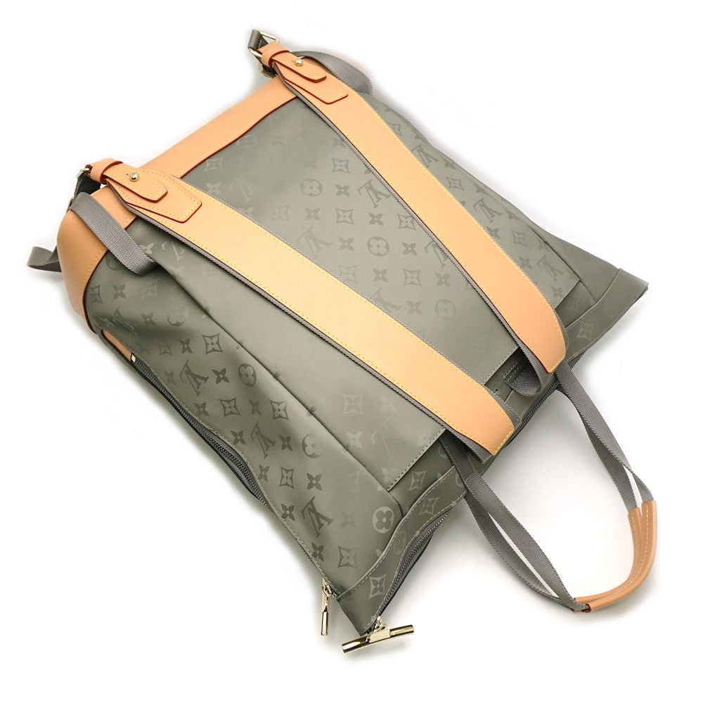 Louis Vuitton  Monogram Titanium Zipped Tote Bag Backpack