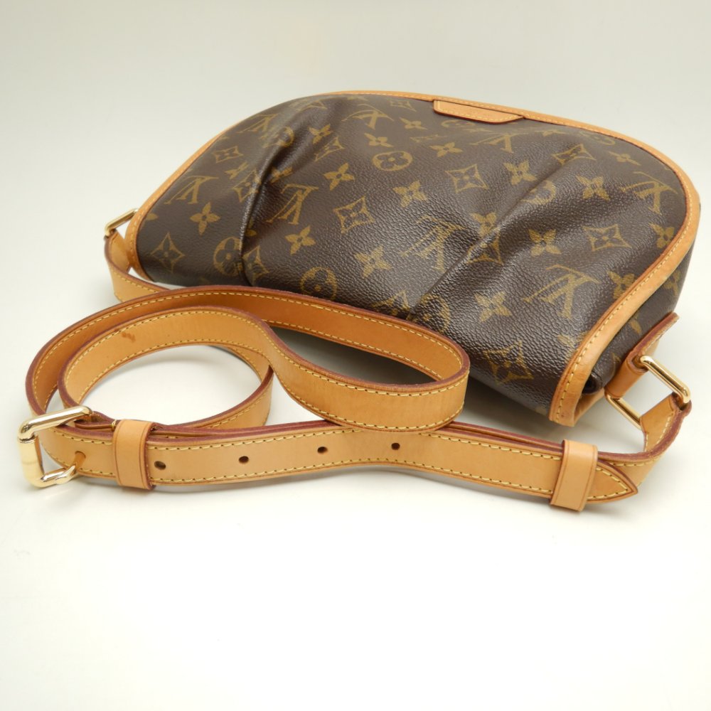 Louis Vuitton Monogram Menilmontant PM Brown Diagonal Shoulder