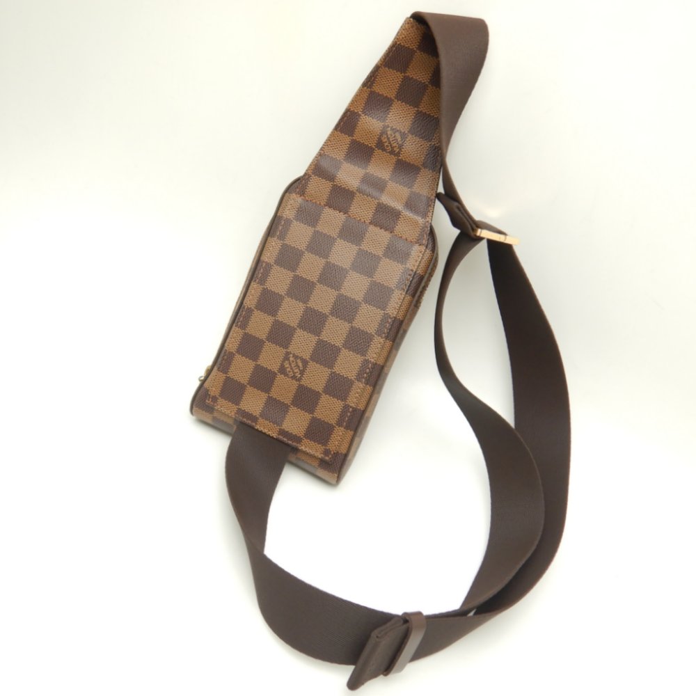 Louis Vuitton Damier Jeronimos Ebene Body Bag Brown