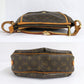 Louis Vuitton Turam PM Monogram Shoulder Bag Brown Leather