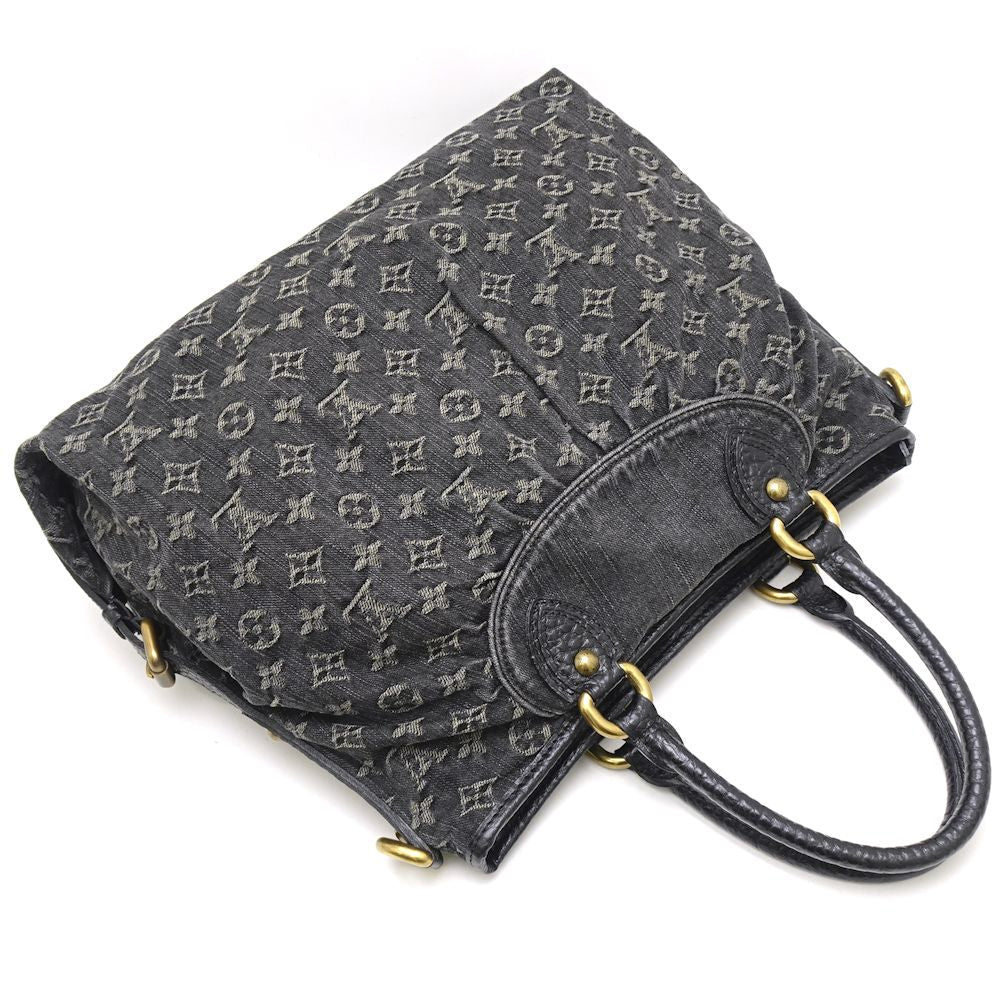 Louis Vuitton Monogram Denim Neo Cabby GM Noir Black