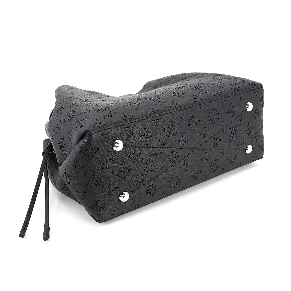 Louis Vuitton Mahina Bell Shoulder Bag Leather Noir Black