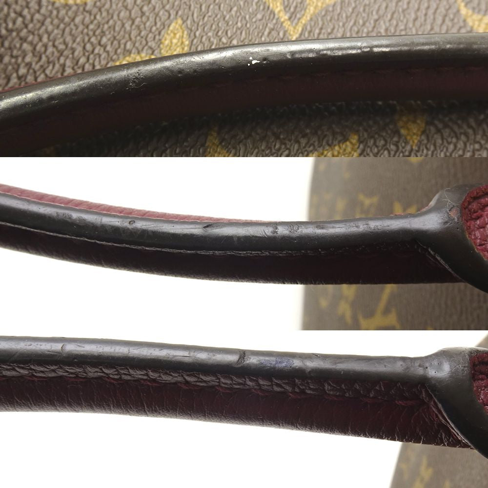 Louis Vuitton Monogram Pallas Tote Bag 2WAY Brown