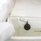 Chanel Mini Matelasse Chain Shoulder Bag White