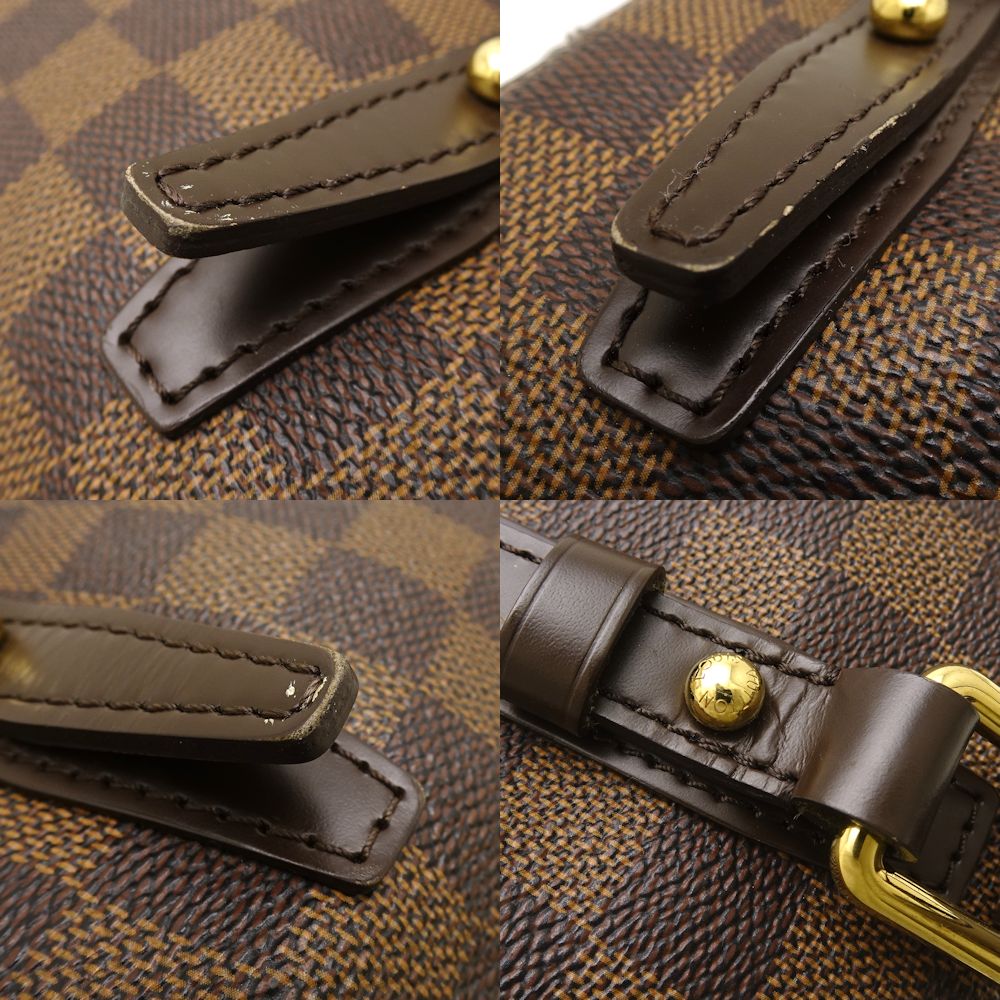 Louis Vuitton Damier Rivington PM Ebene Shoulder Bag Brown