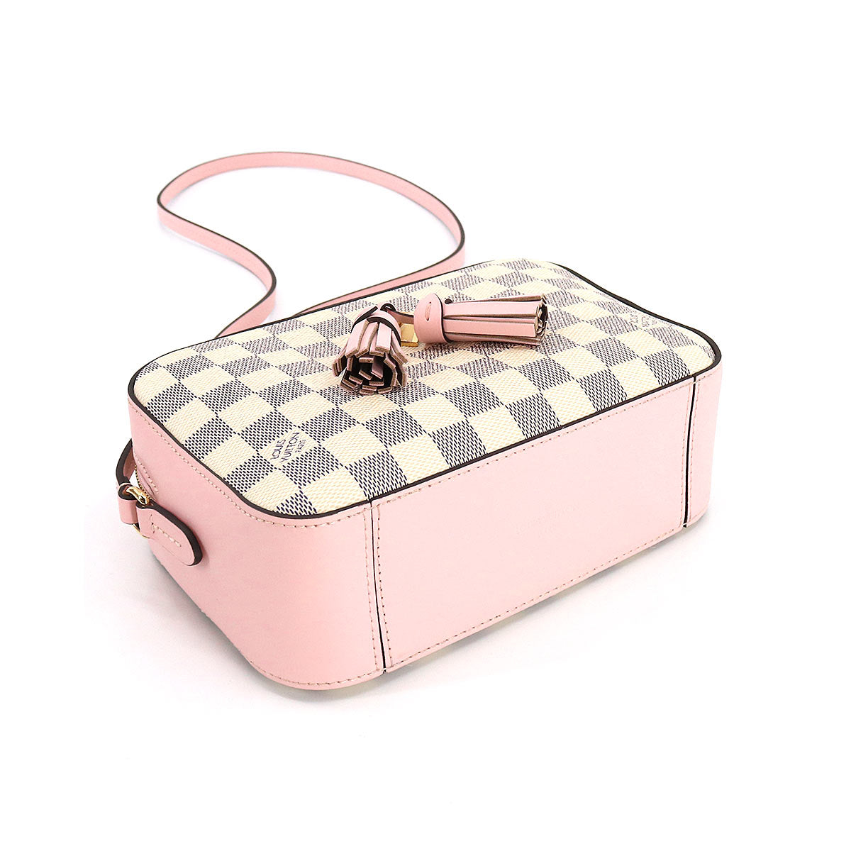 Louis Vuitton Damier Azur Saintonge Shoulder Bag Audrose White