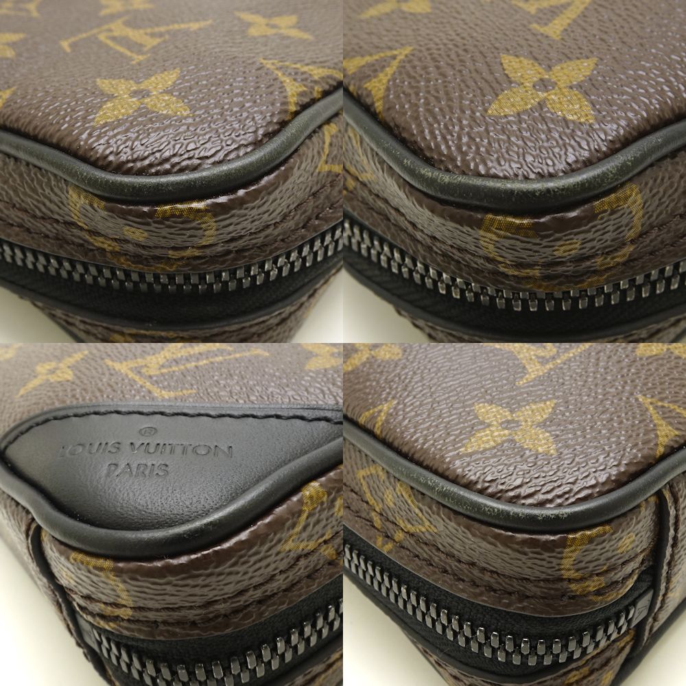 Louis Vuitton Monogram Front Bag Noir Diagonal Body Bag