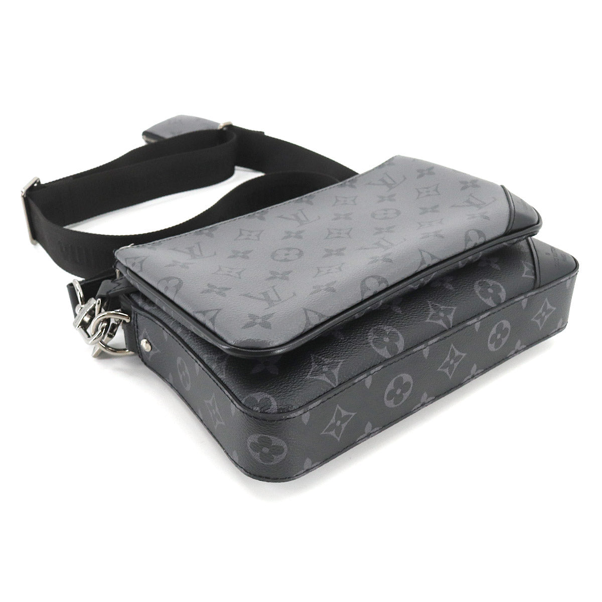 Louis Vuitton Monogram Eclipse Reverse Trio Messenger Shoulder Bag