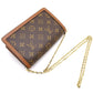 Louis Vuitton Monogram Portefeuille Dauphine Brown