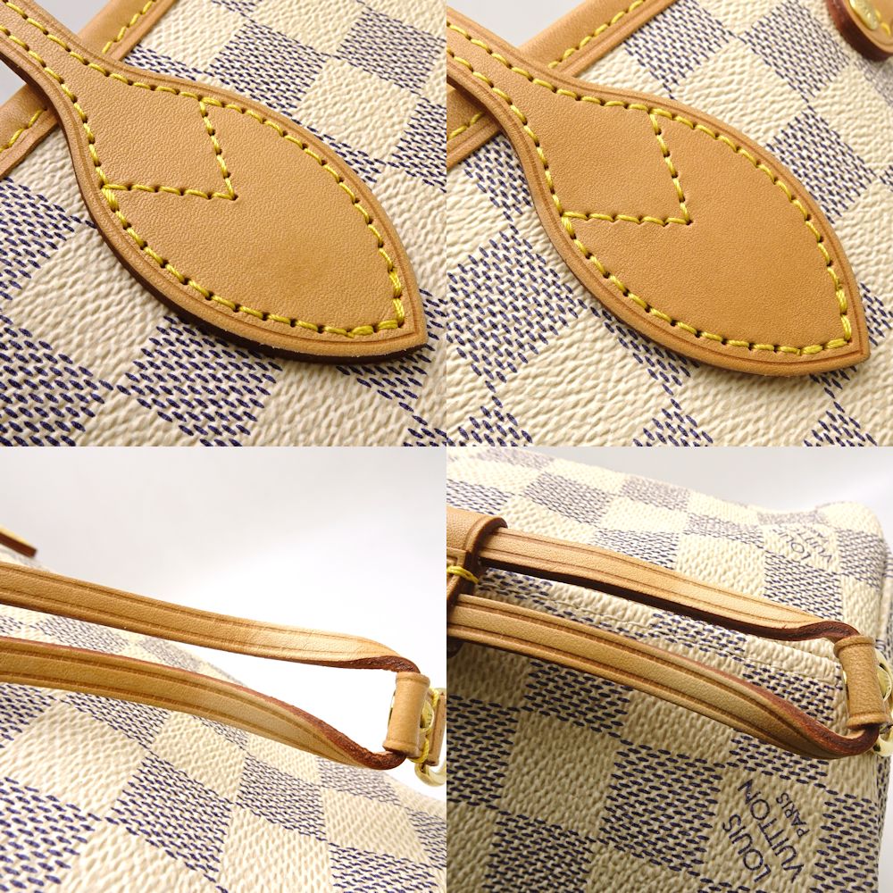 Louis Vuitton Damier Azur Neverfull PM Tote Bag