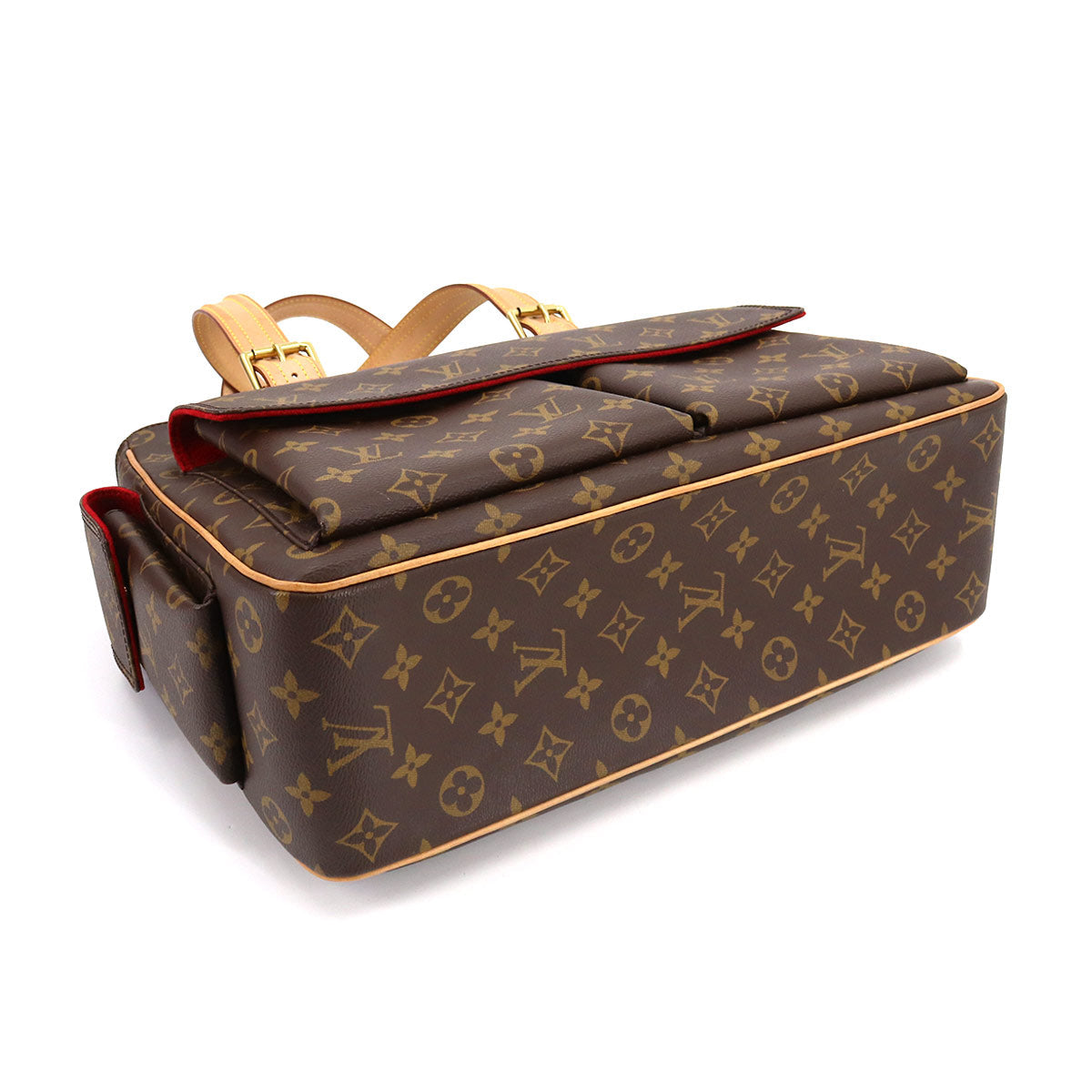Louis Vuitton Multipli Cite Monogram Canvas Shoulder Bag Brown