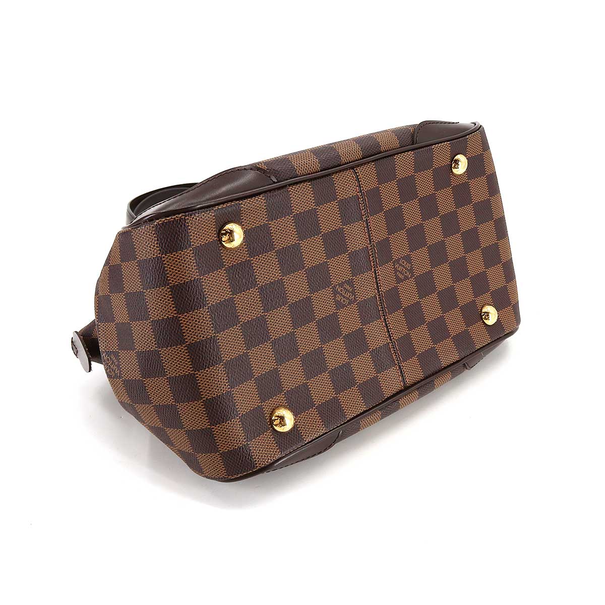 Louis Vuitton Damier Verona PM Hand Bag Ebene Brown