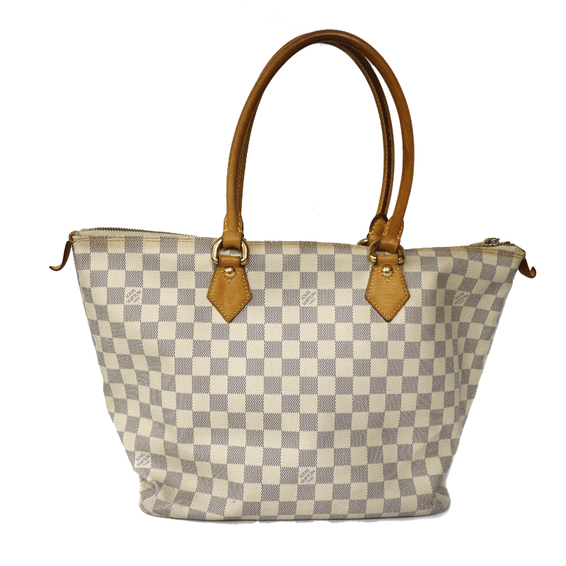 Louis Vuitton Saleya MM Handbag Damier Azur